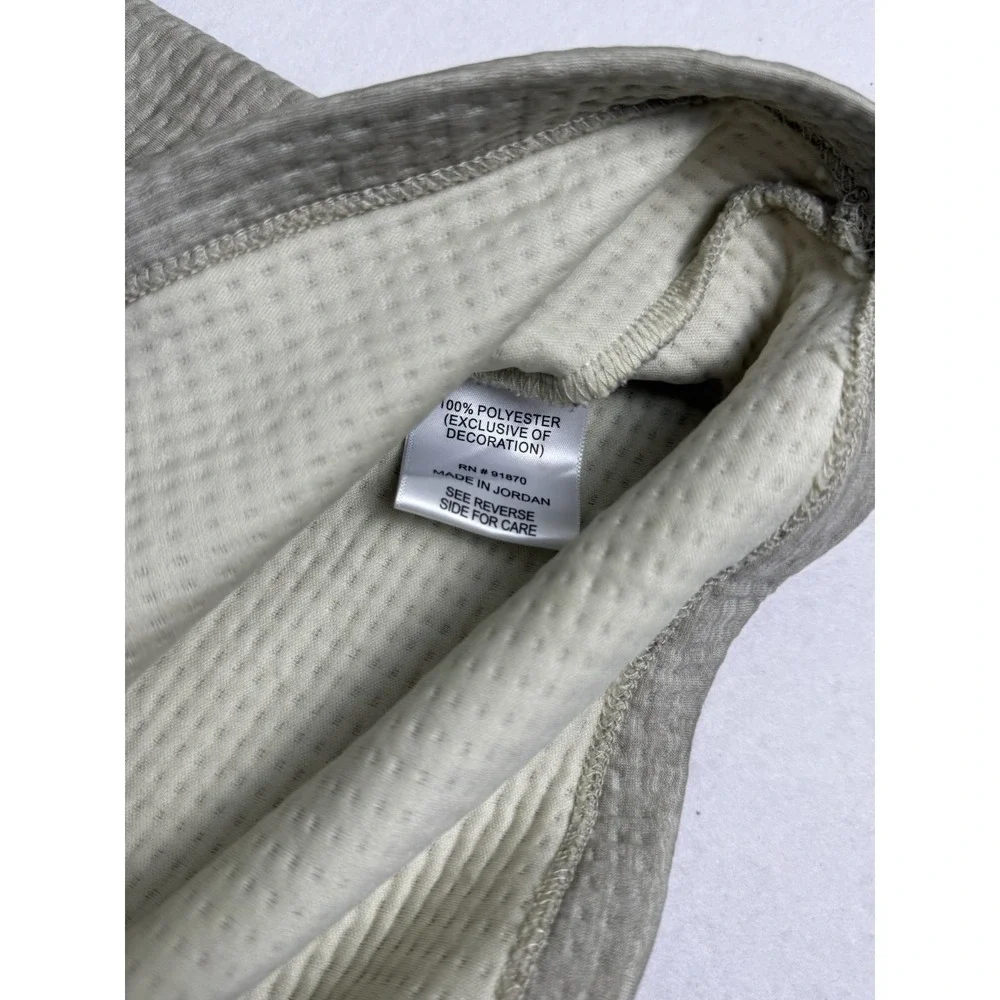 Pebble Beach Performance 1/4 Zip Long Sleeve Pullover‎ Mens XL Grey Gray